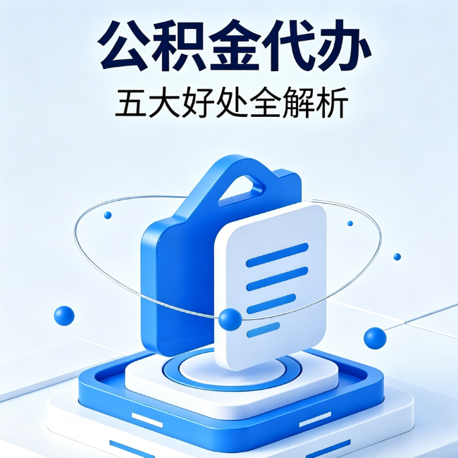 无锡公积金代办到底值不值？这5大好处让你少走弯路